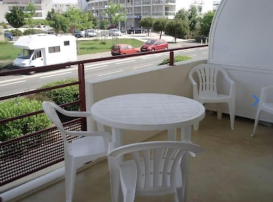 La Rochelle Minimes - Studio Meuble Avec Piscine Esterno foto
